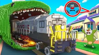 Giant Bloop vs Train In Teardown