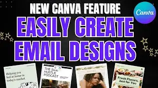 Новая функция электронной почты Canva &mdash; это прорыв! | Создавайте потрясающие шаблоны электронных ...