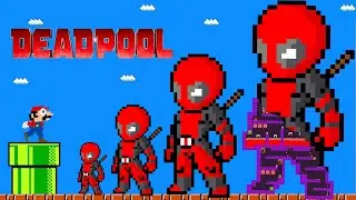 Game Box: Super Mario Vs Giant Deadpool New Maze!
