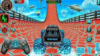 Monster Truck Mega Ramp Stunt Game: Best Car Stunt Game for Android 2026