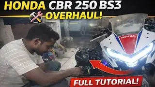 Honda CBR 250 BS3 Engine Overhaul | Full Rebuild Process #honda#bike 