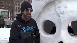 2020 Winter Arts Snow Sculpting Festival - Dubuque, Iowa