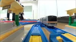 【東京メガループ全駅再現】八高線　八王子ー高麗川　往復の前面展望【プラレール】