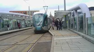 Nottingham Express Transit at Nottingham Station