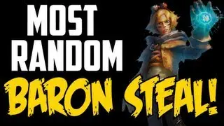 MOST RANDOM BARON STEAL - LEAGUE OF LEGENDS