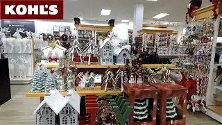 KOHL'S CHRISTMAS ITEMS - CHRISTMAS DECORATIONS ORNAMENTS HOME DECOR SHOPPING KOHLS 4K