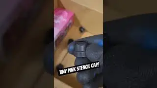 Tiny Pink Stencil Cap. The best graffiti tool for details and Fine art!