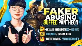 Faker ABUSING Buffed Pantheon! *NEW META???*