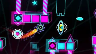 UNDERRATED RECENT LEVEL? | NIGHTLIGHTS | by: zFlovv | Geometry Dash [showcase]