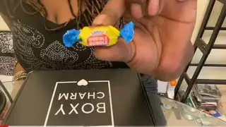 ASMR BoxyCharm Unboxing With Gum Chewing - Whisper & Soft Spoken 12-21-2021
