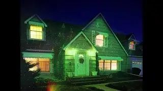 Review:  1byone Magic Outdoor Laser Light, Gives Off Brilliant Lights with Green Christmas Tree