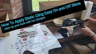smartCRUTCH - How To Apply Static Cling Easy On and Off Skins