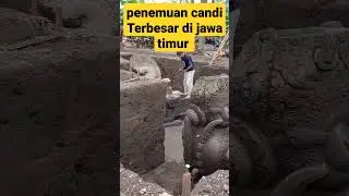 CANDI TERBESAR!! penemuan situs candi Adan adan di Kediri menjadi yang terbesar di Jawa timur#shorts