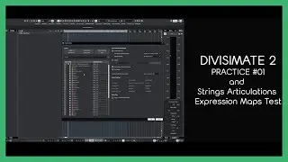 DIVISIMATE 2 I PRACTICE #01 I SPITFIRE SYMPHONIC STRINGS I 큐베이스 익스프레션 맵 활용 테스트