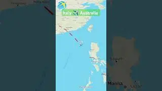 Italy ✈️ Australia best route map view ✈️🛫 route map #italy #australia ✈️🛫📈 aeroplane route map