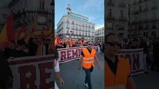 #Shorts #ViralShorts #YouTubeShorts #FYP #Viral #Madrid #Spain #Travel #Protest #MoreThanFriendsTV🇪🇸