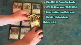 What Are The Best Binder Sheets For Magic The Gathering And Pokemon Cards? (SHORT VERSION) MTG
