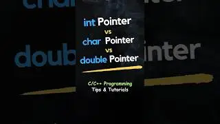 Int pointer vs char pointer in C? Difference between int* and char* in C Programming 