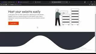 Designing a Hosting Website using Bootstrap