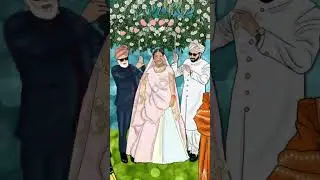 Character wedding invitation
