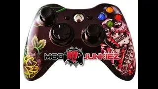 Opening Up Custom Imaged Xbox 360 Controller - Modjunkiez