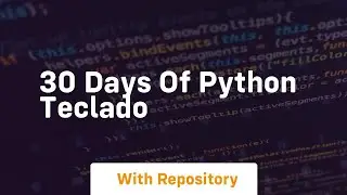 30 days of python teclado