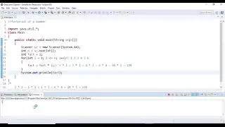 Factorial of a Number in Java | Java Looping Program Explained | Beginner Tutorial