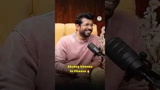 Akshay khanna in Chaava 🔥#akshaykhanna #chaavamovie #hindipodcast #indianpodcast #podcast