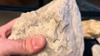 Large White Stone #crystals #rockhounding #quartz #creek #rock