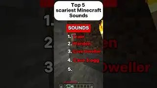 Minecraft Scariest Sounds 😨