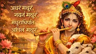 अधरं मधुरं नयनं मधुरं | Adharam Madhuram Bhajan | श्री कृष्ण मधुराष्टकम् | Divya Bhakti Amrit