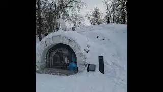 Минус 20. Лопатинский сад. Смоленск #зима #Смоленск