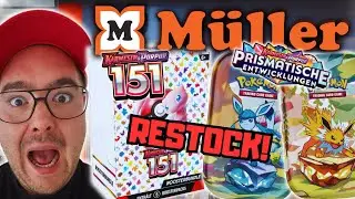 Der M&Uuml;LLER RESTOCK des JAHRES! Pokemon 151 UND Prismatische Entwicklungen 🔥