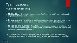 MANAGEMENT SPECTRUM (4Ps of project management)