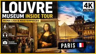 Explore The Louvre Museum In 4k: Inside Tour With Mona Lisa, Paris' Best Museum Video.