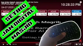 Cara Seting Semula Jam Android Masjid dan Surau