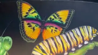 Best Walt Disney World Mural is in Disney's Animal Kingdom With Great Hidden Mickey