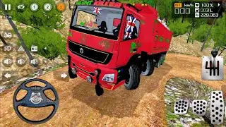 Indian Bharat Benz New Monster Truck Driving In Offroad | Bus Simulator Indonesia | Bussid Mod 