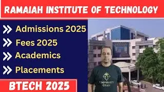 Ramaiah Institute Of Technology Bangalore | MSRIT | Placements | Fees | Comedk |