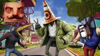 Hello Neighbor - My New Neighbor Hello Neighbor 3 Coned Head Act 4 Gameplay Walkthrough
