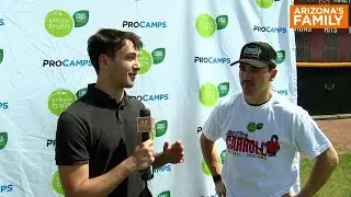 One-on-one with Corbin Carroll at his second annual Pro Camp (5/31/25)