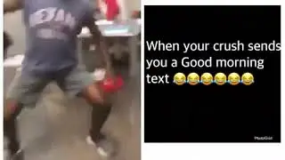 When your crush sends you a Good morning text!!