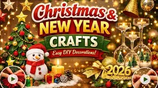 Christmas & New Year 2026 Home Decoration Crafts 🎄🎆 | Easy Paper Craft Ideas