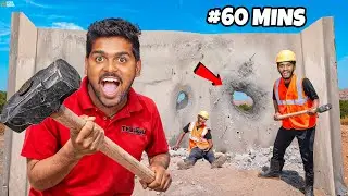 Unbreakable Concrete Box Breaking - Revenge Chellenge 🔥🔥 Telugu Experiments