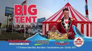 Big Tent Event VanDevere Chevrolet Specials