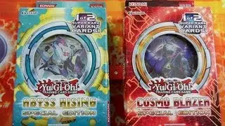 Yugioh Abyss Rising & Cosmo Blazer Special Edition Opening!