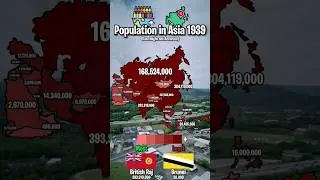 Population in Asia 1939