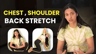 BEGINNER STRETCH l  BACK , SHOULDER AND CHEST l RELAX FLOW l STRESS FREE FLOW