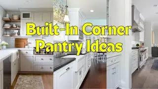 Built-In Corner Pantry Ideas For Smart, Stylish, Space-Saving Kitchen Storage Simple Kitchen Design