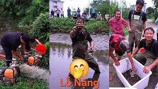 Chi 800 tệ mua lại ao cá bỏ hoang trong làng, hút cạn nước xem rốt cuộc có bao nhiêu cá